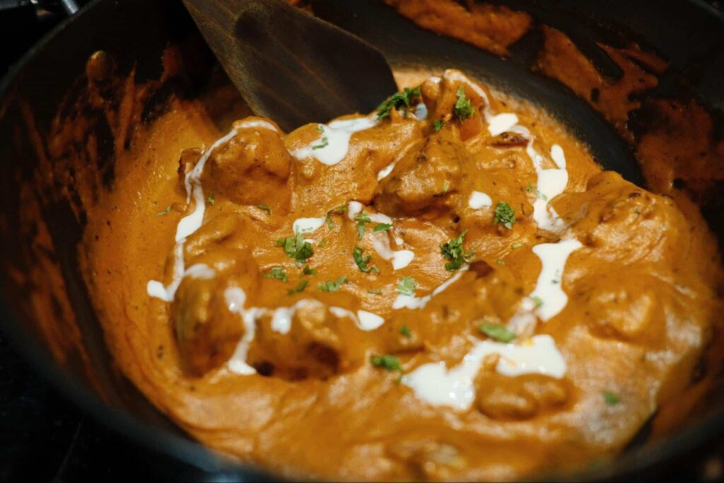 Bite into delicious butter chicken at The Curry Culture