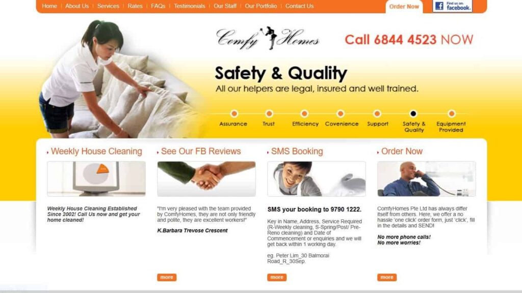 Comfy Homes Singapore's Homepage