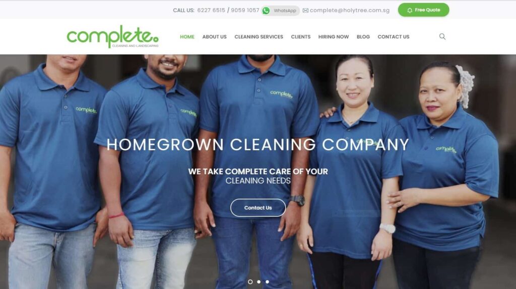 Complete Services's Homepage