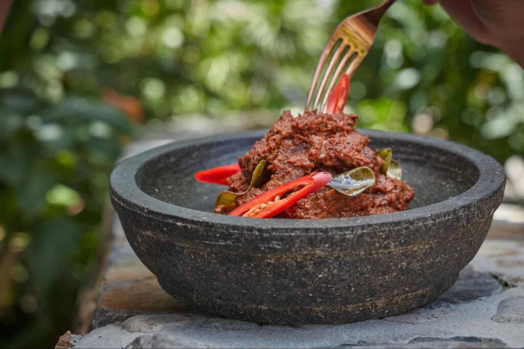 Enjoy modern Peranakan beef rendang at Bonding Kitchen