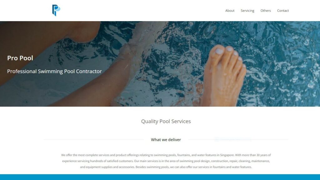Pro Pool Singapore's Homepage