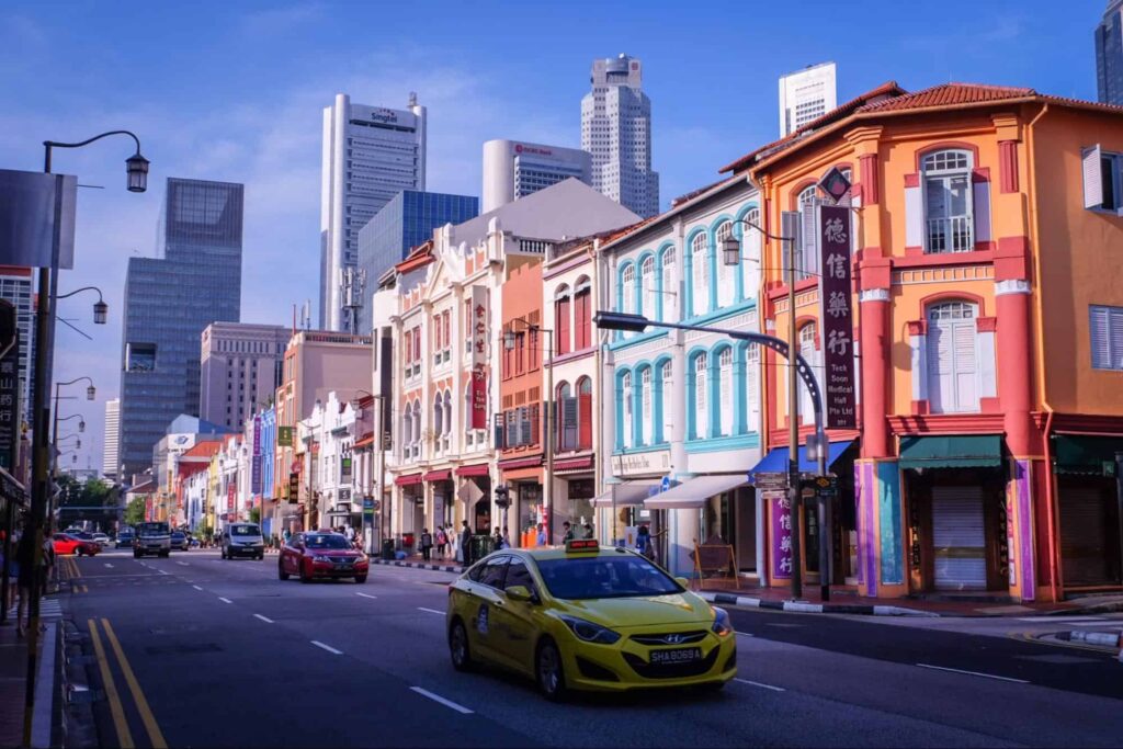 What are considered immediate failures in a Singapore driving test