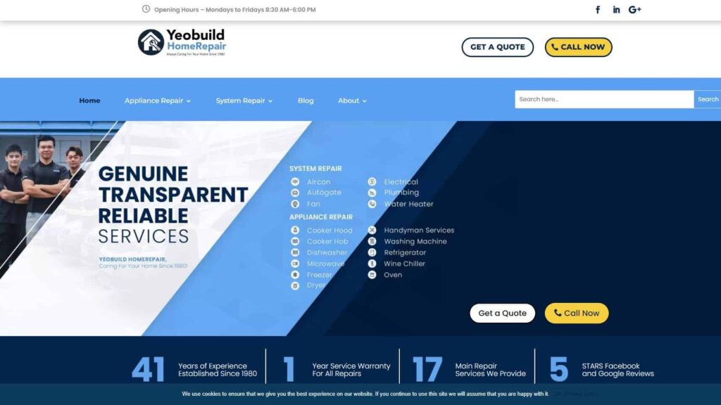YeoBuild HomeRepair's Homepage
