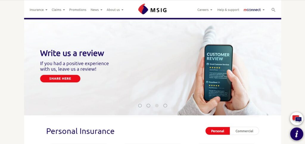 MSIG Insurance's Homepage