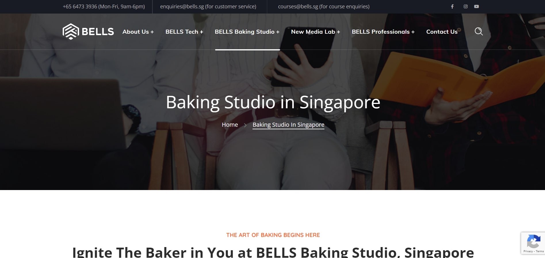 BELLS Baking Studio's Homepage