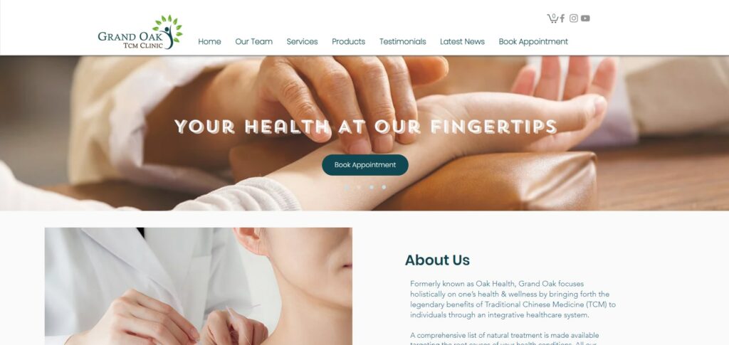 Grand Oak TCM Clinic's Homepage