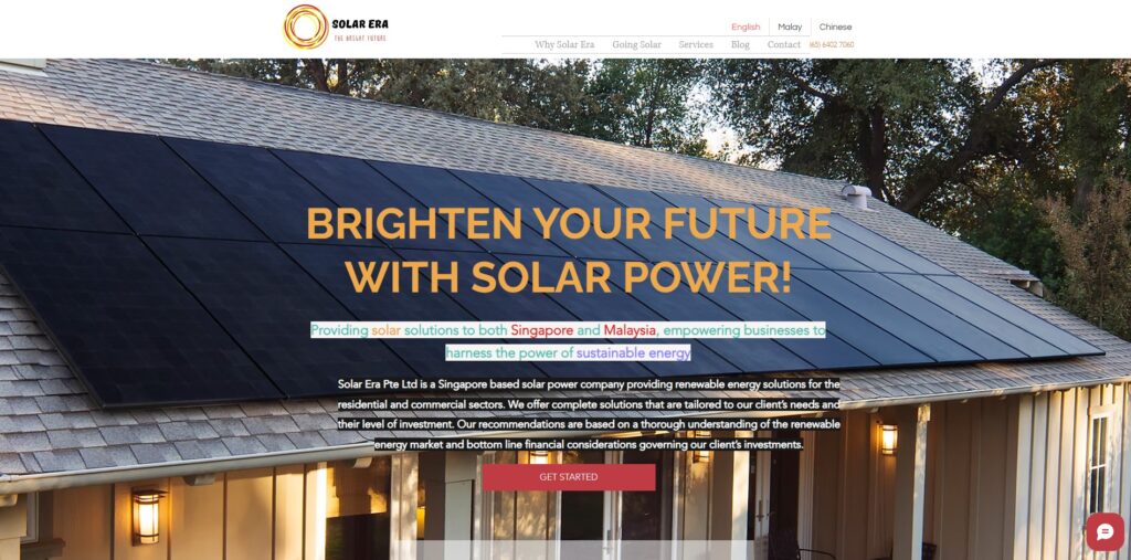 the solar era homepage