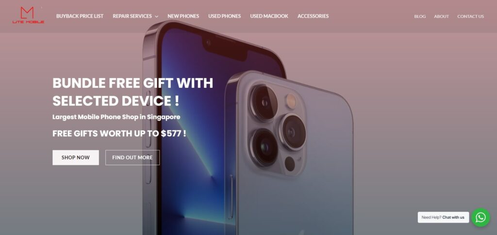 LITE Mobile Repair's Homepage