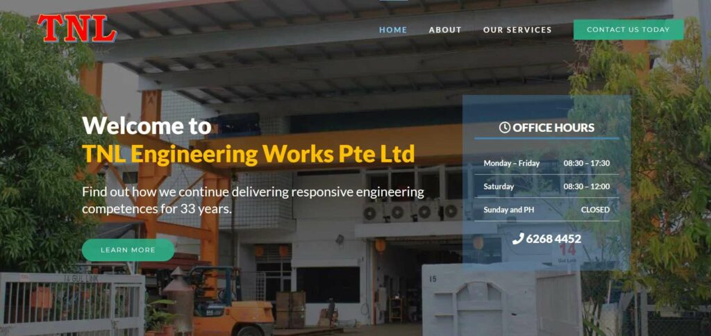 TNL Engineering Works's Homepage