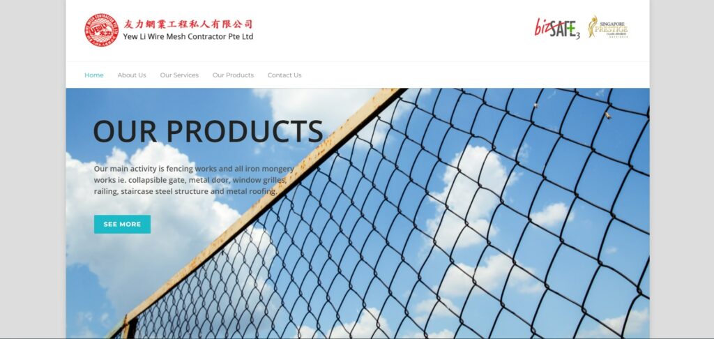 Yew Li Wire Mesh Contractor's Homepage