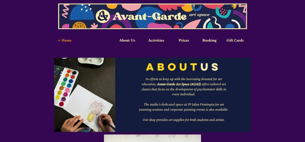 1. Avant-Garde Art Space