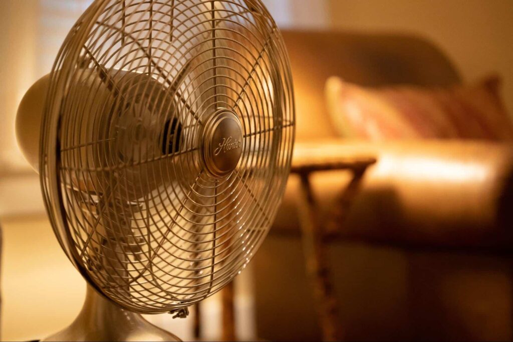 13. Use your trusty fan wisely…