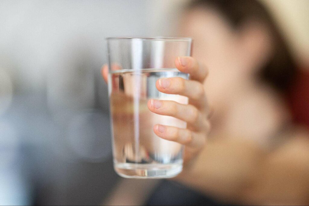 6. Drink plenty of water (and keep it cold)
