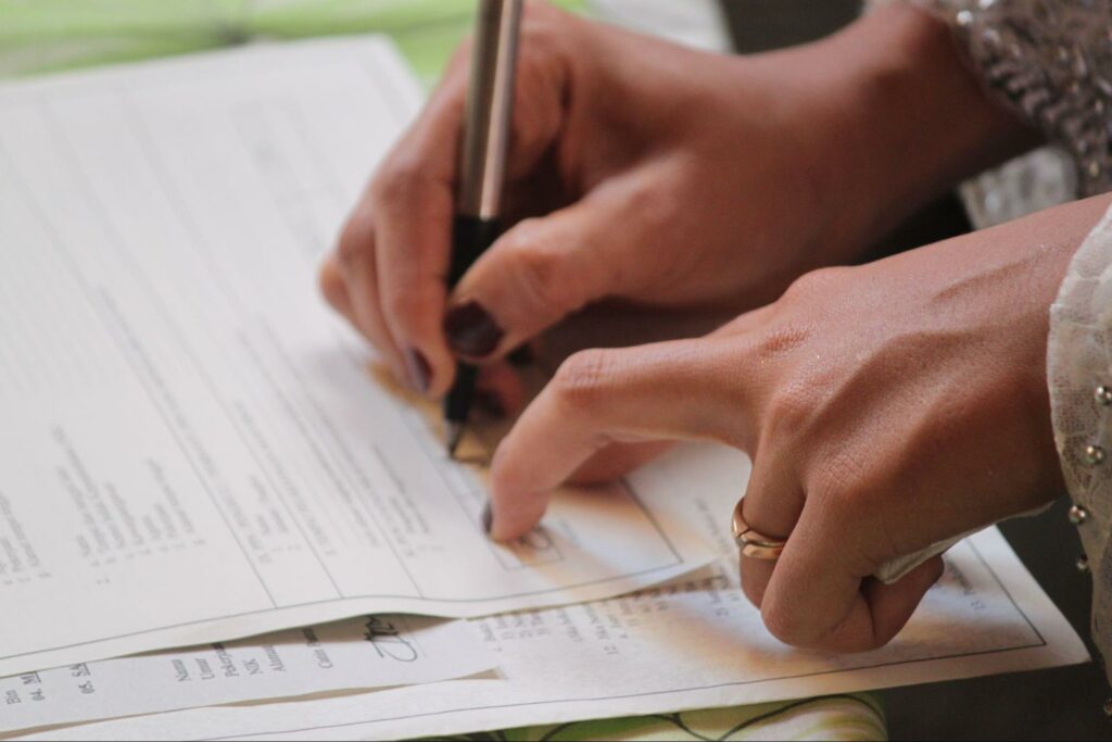2. Prepare your marriage documents
