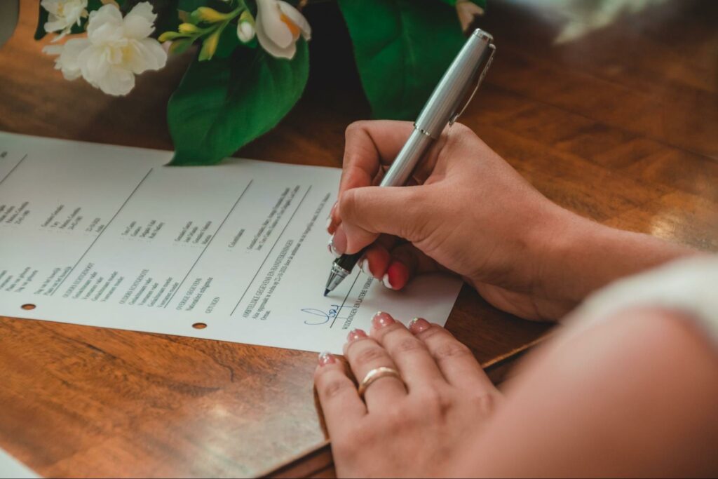 4. Submit your marriage application