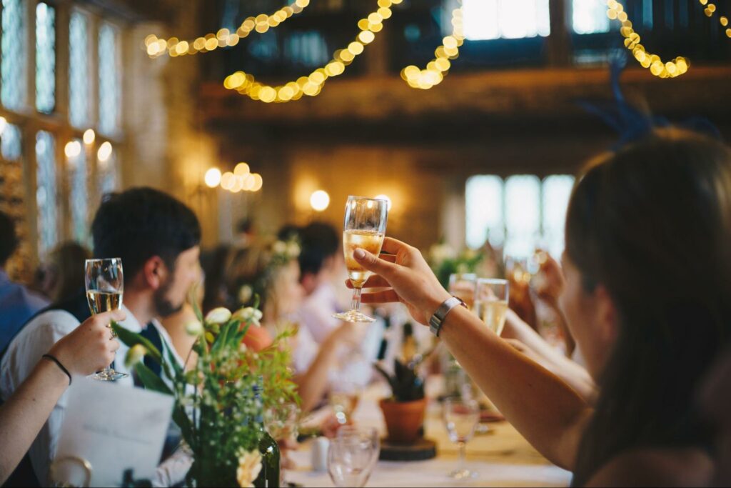 Determine the number of guests, and stick to it
