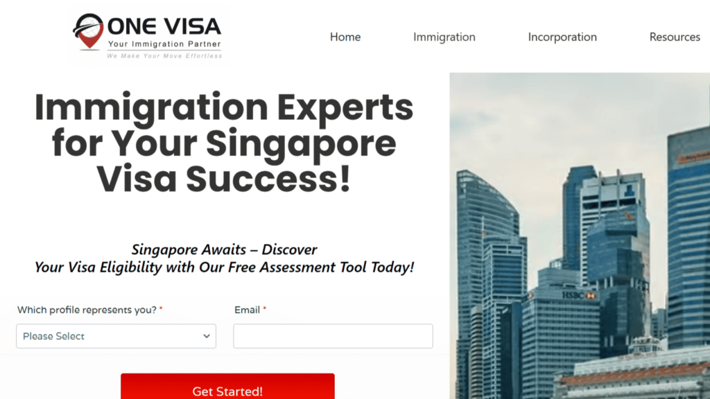 One Visa's Homepage