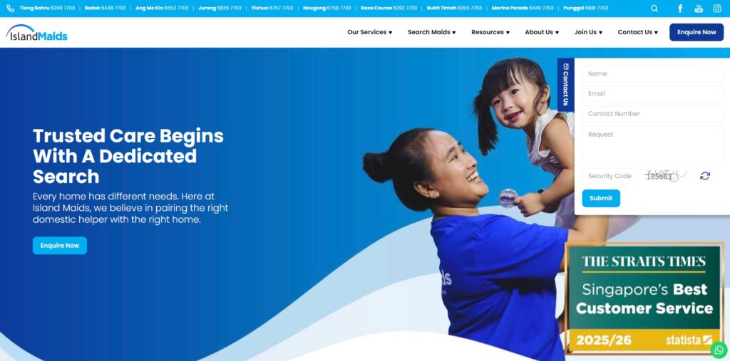 island maids homepage