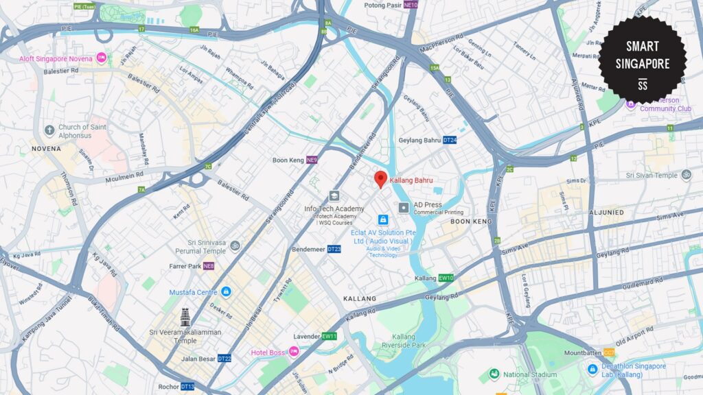 kallang-bahru-singapore-map