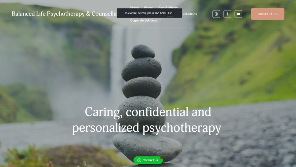Balanced Life Psychotherapy & Counselling Pte Ltd.