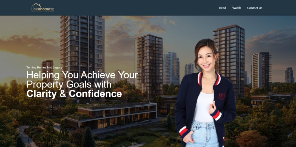 Live A Home SG homepage