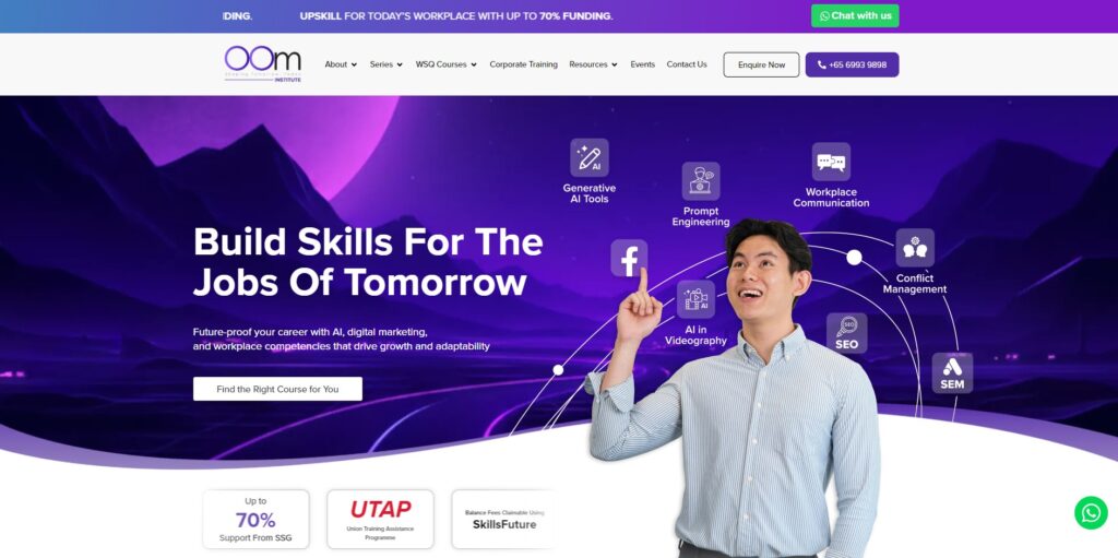 oom digital homepage